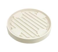 Kznifmk Vassoio per vaso di fiori rotondo mobile con ruota, supporto composizione floreale albero esterno ed interno, articoli per l'uso quotidiano E