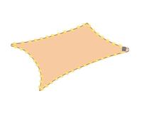 Kznifmk Vela Parasole A LED Impermeabile 6,5X10FT LED Incorporato, Vela Parasole Integrata, Adatta per Parcheggio, Patio, Giardino