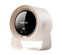 Kznifmk Ventilatore elettrico Turbo Ventola di circolazione dell'aria Fresco senza Ventilatore da Soffitto a Parete Ricaricabile tramite USB Ventola d'aria fresca,C