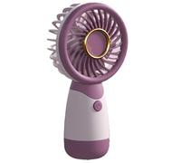 Kznifmk Ventilatore Portatile Bordo Piccolo Ventilatore Tascabile Mini Ventilatore Portatile USB Ricaricabile Regalo Silenzioso,B