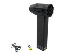 Kznifmk Ventilatore Turbo Jet XL da 50 Mm, Ventilatore Violento, 4000 mAh, Regolazione continua della velocità, Soffiatore d'aria di Spinta 1300 g, Asciugatrice auto, Pulitore da cortile