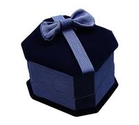 Kznifmk Vetrina per orecchini a forma di con bowknot(Blu)