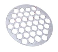 Kznifmk Wonton - Stampo per gnocchi in lega di alluminio, 37 fori, gnocchi in metallo, per fare stampi da cucina Wonton Cutter Tool,A