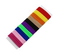 KZNKZN 50 elastici per capelli multicolore, elastici per capelli per coda di cavallo, senza metallo, accessori colorati, 4 mm, per donne e ragazze