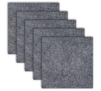 Kzouenzu Feltrini Adesivi [5 Pezzi], Feltrini Antigraffio Adesivi Per Mobili, Sedie, Tavoli, Elettrodomestici, Per Mobili Pesanti Tavoli - 20x20 Mm