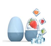 Kzouenzu Ice Roller, Ice Roller Viso, Ice Roller For Face And Eyes, Antirughe, Riduce Il Gonfiore, Migliora L'elasticità Della Pelle, Aiutare A Ridurre I Pori, Alleviare Il Dolore [Blu]