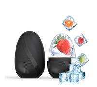 Kzouenzu Ice Roller, Ice Roller Viso, Ice Roller For Face And Eyes, Antirughe, Riduce Il Gonfiore, Migliora L'elasticità Della Pelle, Aiutare A Ridurre I Pori, Alleviare Il Dolore [Nero]