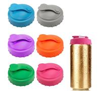 Kzouenzu Tappi In Silicone Per Lattine [6 Pezzi], Tappi Per Lattine Bibite, Coperchio Silicone Antipolvere, Bevande Riutilizzabili, Per Bevande Adatti Per Coca, Pop, Soda, Birra