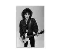 KZXBOCXHV Poster su tela con Joan Jett, stampa artistica da parete per casa, palestra, ufficio, camera da letto, decorativo, stile retrò, 20 x 30 cm, senza cornice