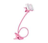(L, 5) Universal Phone Holder Adjustable Gooseneck Stand 360 Rotation Aluminum Alloy Base for Hands Free Watching Movies Reading in Bed