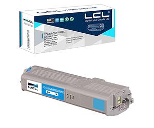 L 542 Ciano Cartucce di Toner Compatibile per OKI C532 C542 MC563 MC573 Compatible per OKI stampanti laser colori OKI Okidata C532dn C542dn MC563dn MC573dn(1-Pack)