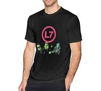 L-7 Band Mens Tee Funny Short Sleeve t-Shirt L