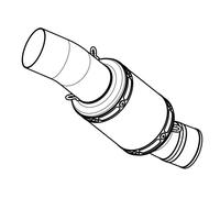 L-A10E11/TD - Raccordo Scarico Akrapovic TRACK DAY Titanio Aprilia RS / Tuono V4
