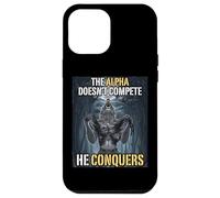 L"alfa non compete, conquista il divertente meme alfa del lupo Custodia per iPhone 12 Pro Max