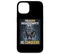 L"alfa non compete, conquista il divertente meme alfa del lupo Custodia per iPhone 13