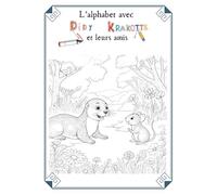 L’alphabet avec Didy, Krakotte et leurs amis : Livre de coloriage
