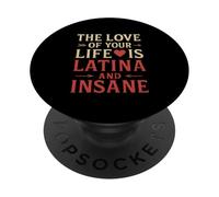 L"amore della tua vita è una relazione divertente latina e folle PopSockets PopGrip Adesivo
