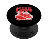 L"amore è amore insieme per sempre (Dichiarazione d"amore & Grafica) PopSockets PopGrip Adesivo