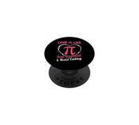 L"amore è come Pi Reale Irrazionale & Mai Finire PopSockets PopGrip Adesivo