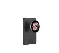 L"amore è uguale a un messaggio positivo gratuito Inspirational PopSockets PopWallet per MagSafe