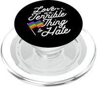 L"amore è una cosa terribile da odiare Bandiera del Gay Pride Alleato LGBTQ PopSockets PopGrip per MagSafe