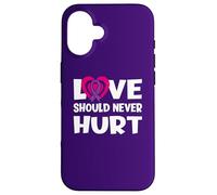 L"amore non dovrebbe mai ferire l"abuso narcisistico Violenza domestica Custodia per iPhone 16