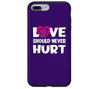 L"amore non dovrebbe mai ferire l"abuso narcisistico Violenza domestica Custodia per iPhone 7 Plus/8 Plus