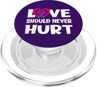 L"amore non dovrebbe mai ferire l"abuso narcisistico Violenza domestica PopSockets PopGrip per MagSafe