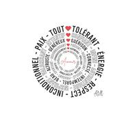 L’amour est tout: Cahier minimaliste à lignes pour notes, gratitude et amour