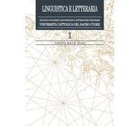 L' analisi linguistica e letteraria (2021). Vol. 1