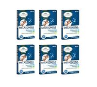 L’Angelica Multipack Integratore Melatonina Tripla Azione, con Melatonina Triptofano Escolzia e Vitamina B6, Favorisce Addormentamento Rilassamento e Funzione Psicologica, 6 Confezioni da 40 compresse