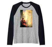 L Annunciazione di Maria e Angelo Dipinto Carl Bloch 1887 Maglia con Maniche Raglan