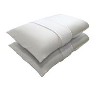 L’ANTICO ARCOLAIO - Coppia Cuscini Memory Foam Antiacaro Anallergico (40x70cm) Cuscini Letto Matrimoniale per Dormire, Guanciale Letto Indeformabile Made in Italy (2, Fodera Bianca, Altezza 18)