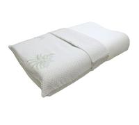 L’ANTICO ARCOLAIO - Cuscino Cervicale per Dormire Antiacaro e Anallergico, Realizzato in Memory Foam ad Alta Densità, Cuscino Cervicale Ortopedico (1, Federa con Aloe)