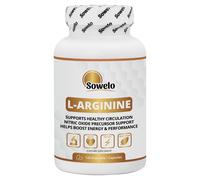 L-Arginina Capsule - Supporto Ossido Nitrico Energia & Prestazioni - Sowelo