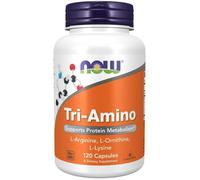 L-Arginina L-Ornitina L-Lisina Tri Amino Acidi 120 Caps Now Foods Kosher