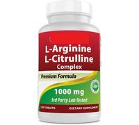 L-ARGININE 750mg L-CITRULLINA 250mg Complesso 1000mg 120 Pillole per Compressa