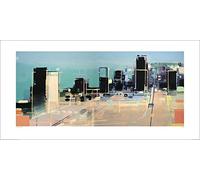 L' Arte Gruppo Antenna Christopher Farrell Stampa Artistica, Carta, Multicolore, 50 x 100 x 1.3 cm