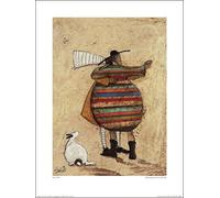 L' Arte Gruppo Dancing Cheek to Cheeky Sam Toft Stampa Artistica, Carta, Multicolore, 30 x 40 x 1.3 cm