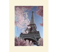 L' Arte Gruppo David Clapp (Torre Eiffel a infrarossi, Paris) - Formato 30 x 40 cm, Carta, Multicolore, 30 x 40 x 1.3 cm