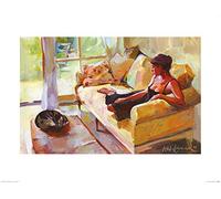 L' Arte Gruppo Daydream Ashka Lowman Stampa Artistica, Carta, Multicolore, 60 x 80 x 1.3 cm