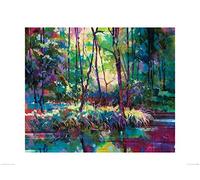 L' Arte Gruppo Doug Eaton (Brick Yard Pond) - Stampa Artistica 60 x 80 cm, Carta, Multicolore, 60 x 80 x 1.3 cm