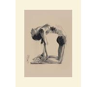 L' Arte Gruppo Hazel Bowman (Camel Pose) - Formato 30 x 40 cm, Carta, Multicolore, 30 x 40 x 1.3 cm