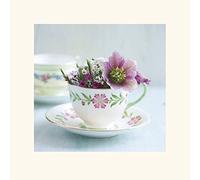 L' Arte Gruppo Howard Shooter e Lauren Floodgate (a Cupful of Flowers) - Formato 40 x 40 cm, Carta, Multicolore, 40 x 40 x 1.3 cm