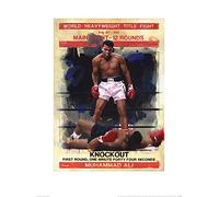 L' Arte Gruppo James Paterson (Knockout) - Stampa Artistica 60 x 80 cm, Carta, Multicolore, 60 x 80 x 1.3 cm