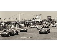 L' Arte Gruppo Jesse Alexander (Tourist Trophy (TT), Goodwood, 1959) - Stampa su Tela 50 x 100 cm, Legno, Multicolore, 50 x 100 x 1.3 cm