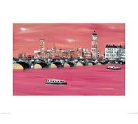 L' Arte Gruppo Lee Mccarthy (Big Ben e Westminster) - Stampa Artistica 60 x 80 cm, Carta, Multicolore, 60 x 80 x 1.3 cm