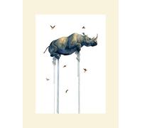 L' Arte Gruppo Oliver Flores (Journey 2 Rhino) - Formato 30 x 40 cm, Carta, Multicolore, 30 x 40 x 1.3 cm