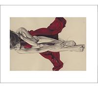 L' Arte Gruppo T. Good (Red II) - Stampa Artistica 40 x 50 cm, Carta, Multicolore, 40 x 50 x 1.3 cm