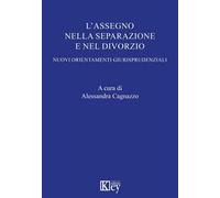 L' assegno nella separazione e nel divorzio